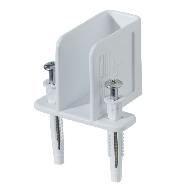 Closetmaid White Wire Shelving Wall Bracket White