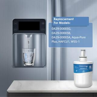 Waterdrop WD-DA29-00003G Refrigerator Water Filter Replacement for  DA29-00003G DA29-00003B Aqua-Pure Plus 3-pack B-WD-F11B-3