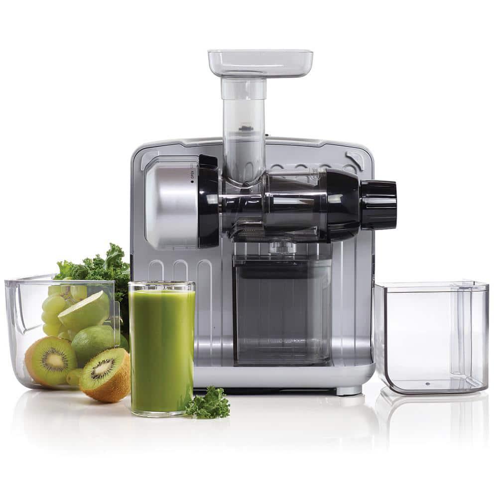 Omega Cold Press Silver 365 Masticating Slow Juicer with OnBoard Storage