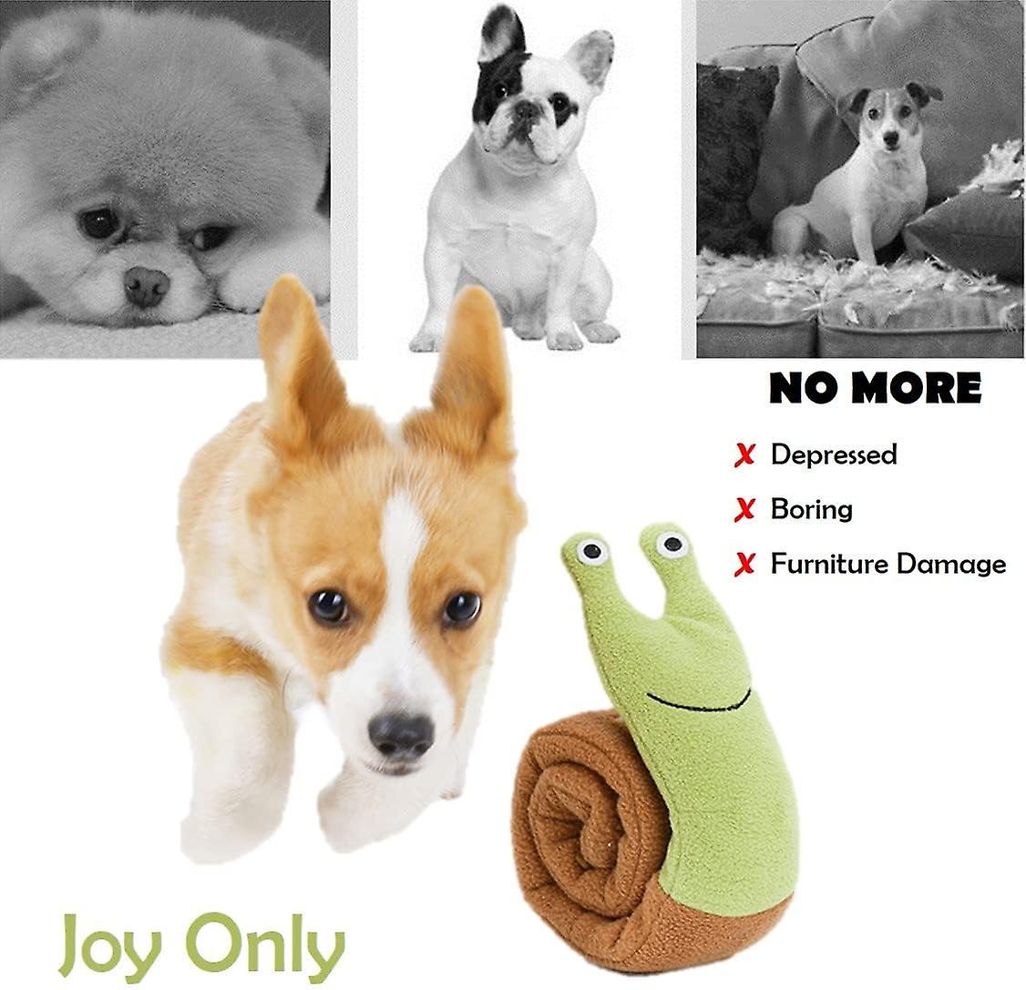 Dog Puzzle Toys， Snuffle Snail Toys For Dog Cat Interactive Foraging Pet Game Instinct Training Playand Stress Release Activity - -