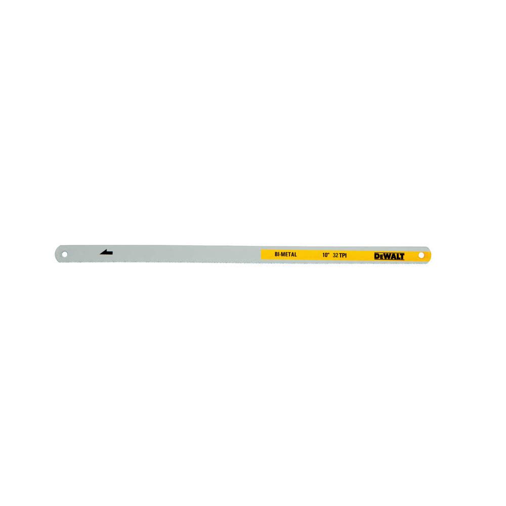 DEWALT 2 pk 10 In. 32tpi Hacksaw Blades DWHT20550 from DEWALT