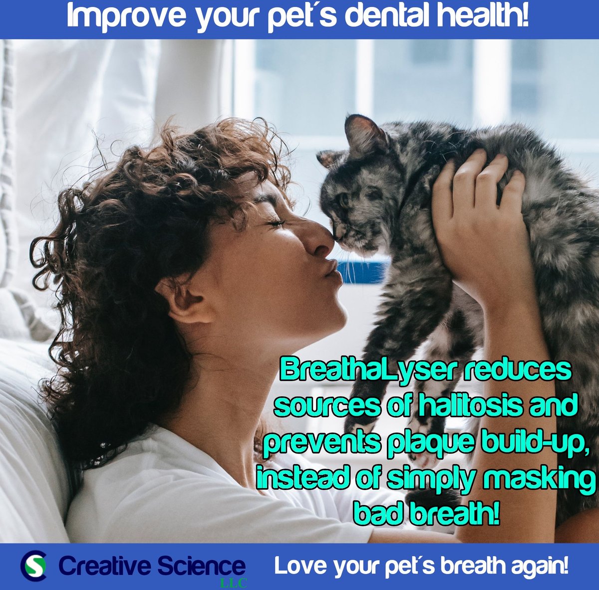 Creative Science BreathaLyser Dog and Cat Dental Water Additive