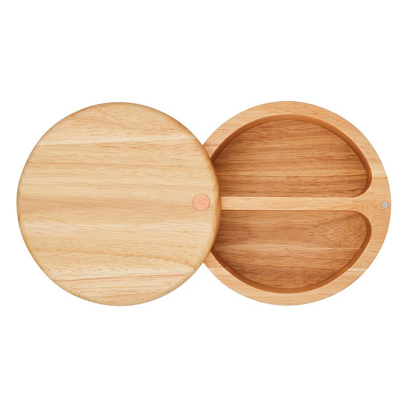 Ayesha Curry Pantryware Round Wooden Salt and Spice Box