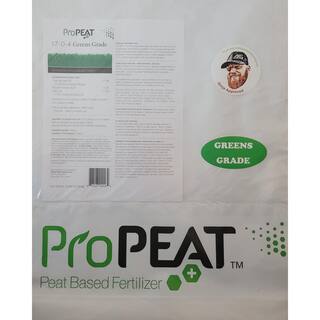 PROPEAT 25 lbs. 5445 sq. ft. Dry Lawn Fertilizer (17-0-4 Greens Grade) NA