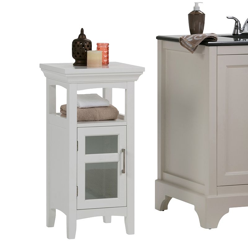 Simpli Home Avington Floor Storage Bath Cabinet