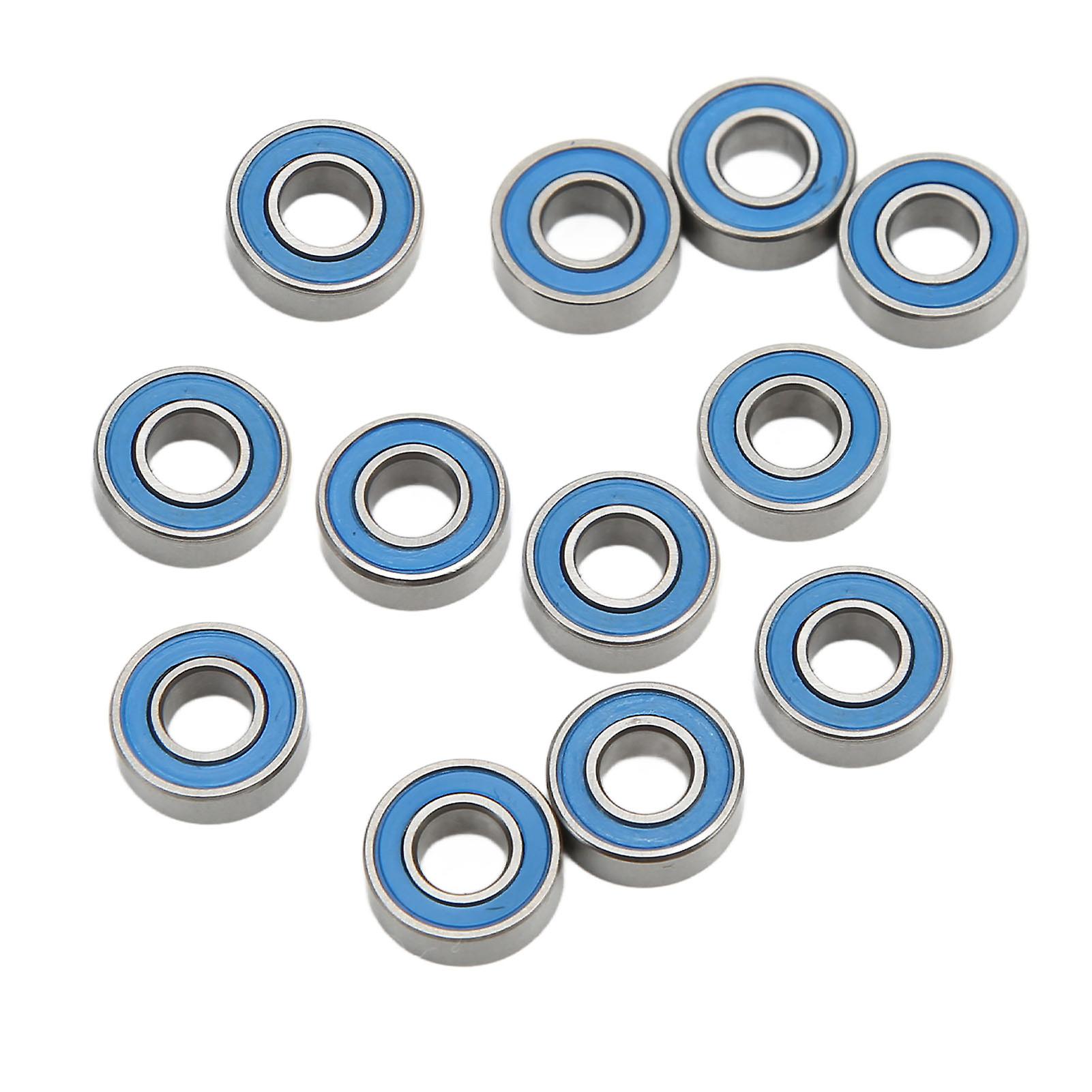 12pcs Rubber Sealed Bearing Kit For Stadium Blitzer Rc Car Wheel Hub Sealed Bearing