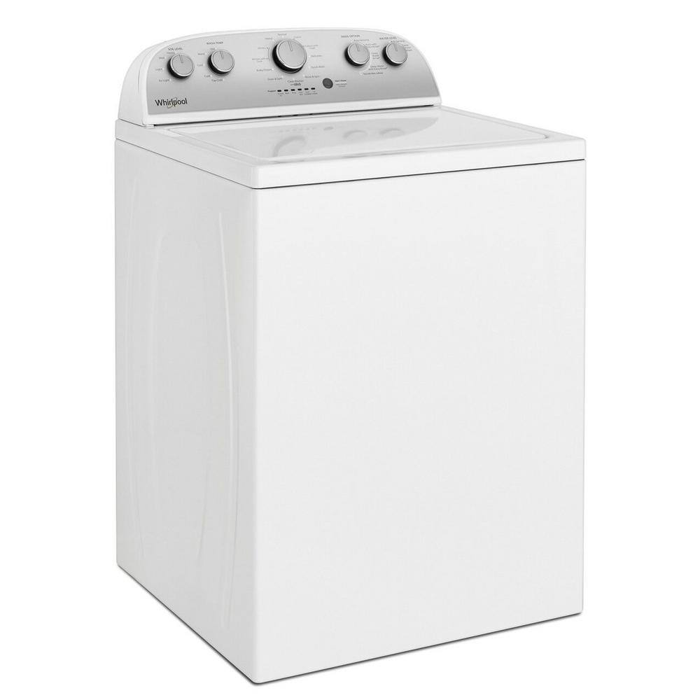 Whirlpool 27.5 in. 3.8 cu. ft. High-Efficiency White Top Load Washing Machine with Soaking Cycles WTW4955HW