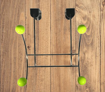 Over the Door Coat Rack Clothes Holder (6809)