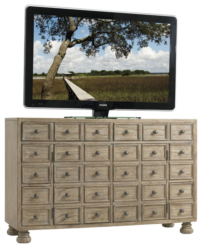 Andrews Media Console   Farmhouse   Entertainment Centers And Tv Stands   by Lexington Home Brands  Houzz