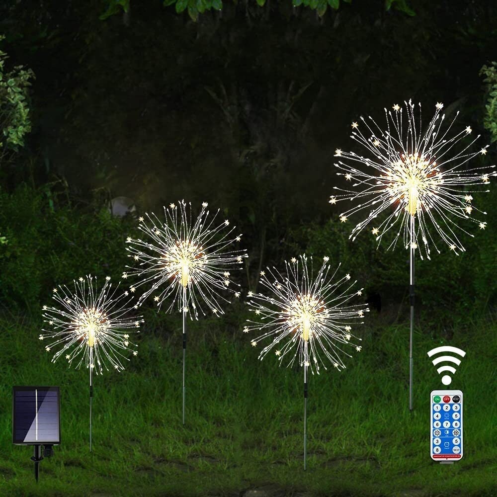 Solar FireworkGarden Lights Fairy Twinkle Lights 120LED