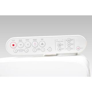 Alpha Bidet GX Wave Electric Bidet Seat for Elongated Toilets in White GX-EW