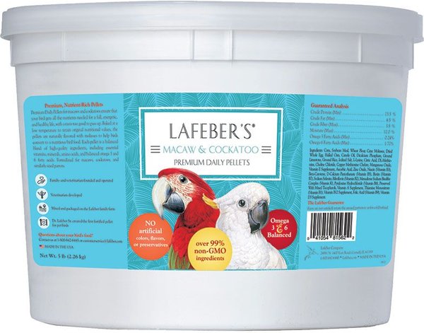 Lafeber Premium Daily Diet Macaw and Cockatoo Food