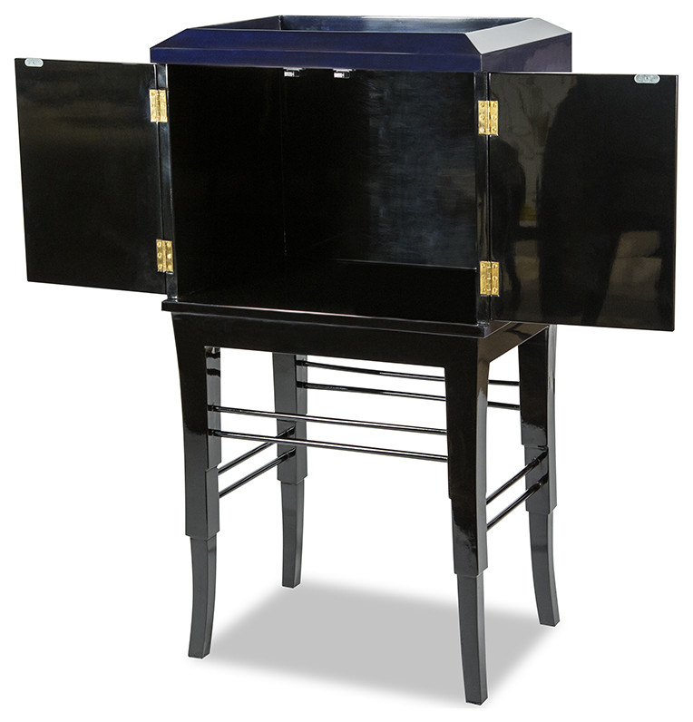 Michael Amini Illusions 2 Door Cabinet   Contemporary   Accent Chests And Cabinets   by Michael Amini  Houzz