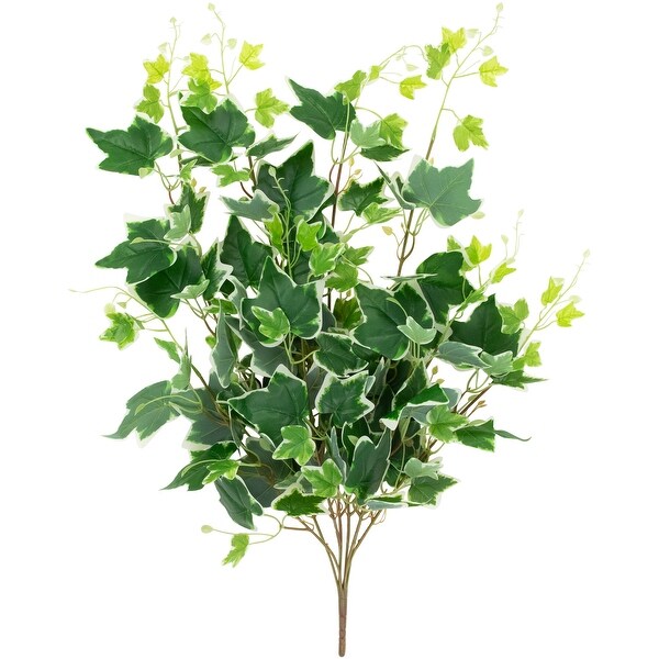 30 Variegated Ivy Artificial Hanging Floral Bush