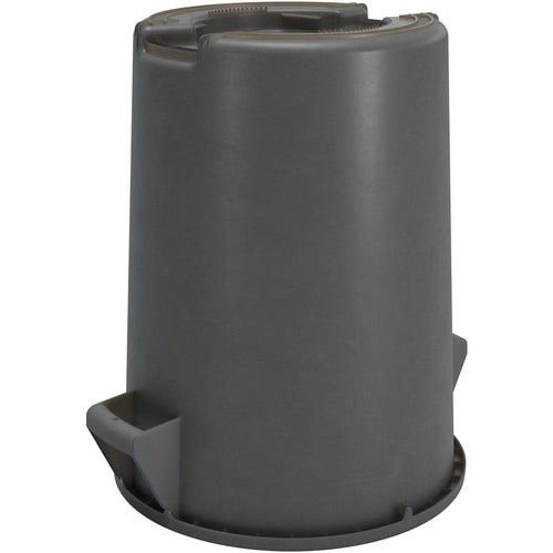 Carlisle 84104423 Bronco Round Waste Container - 44 Gallon Capacity， Gray