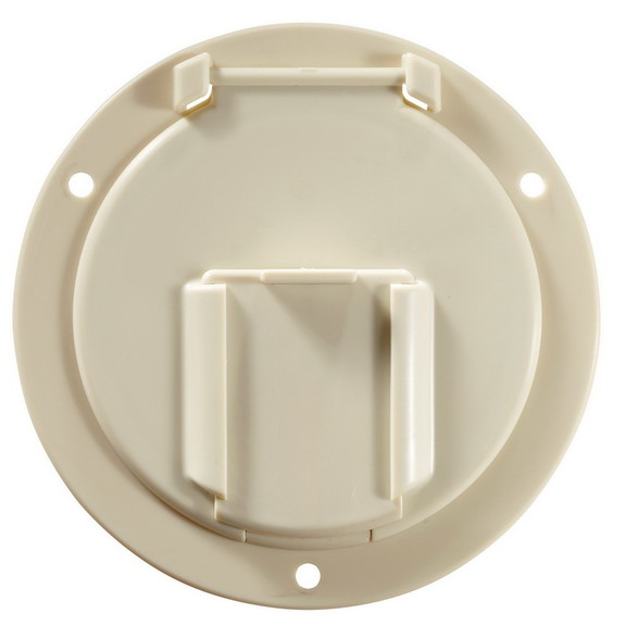 RV Designer B132 Round Low Profile Cable Hatch   C...