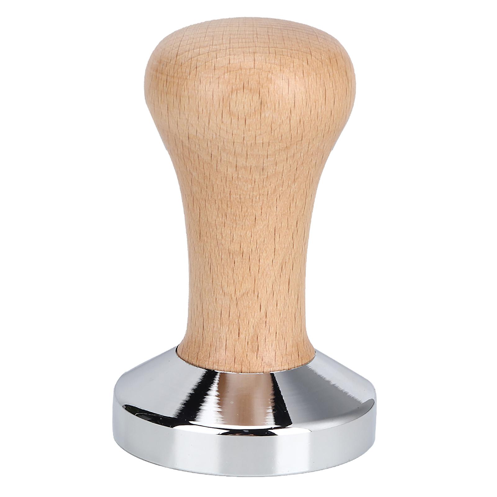 Wood Handle Coffee Tamper Stainless Steel Espresso Coffee Powder Press Hammer Coffee Accessories