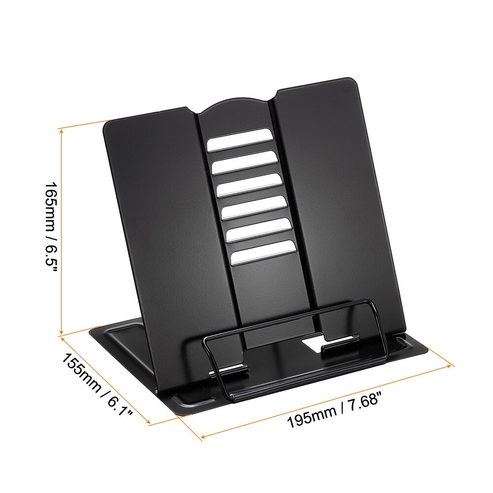 A5 Book Stand  Iron Adjustable Foldable Desktop Book Display Holder