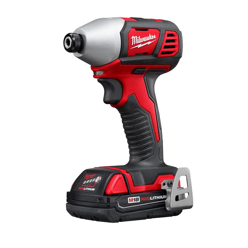 Milwaukee M18 1/4 in. Hex Impact Driver CP Kit 2656-22CT from Milwaukee