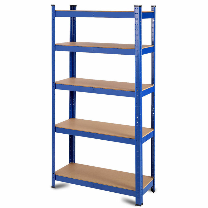 5 Tier Metal Garage Shelving for Storage Heavy Duty Garage Organization Adjustable Tool Utility Rack