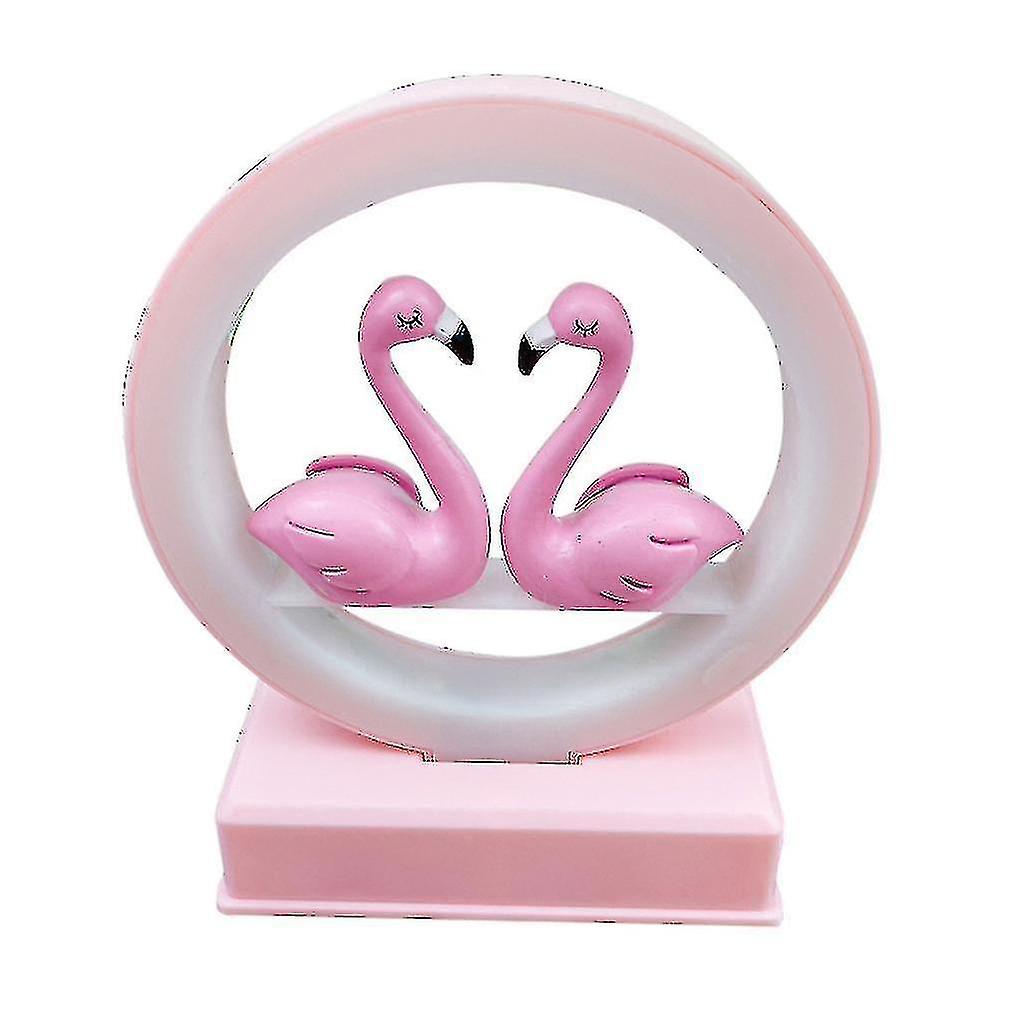 Pink With Music Flamingo Small Night Light Lamp Decoration