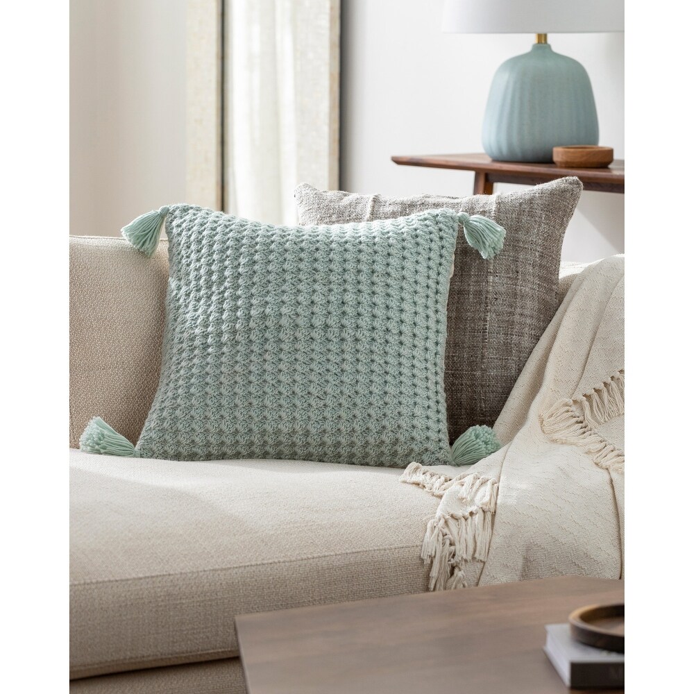 Artistic Weavers Kalae Large Knit Crochet Pattern Throw Pillow