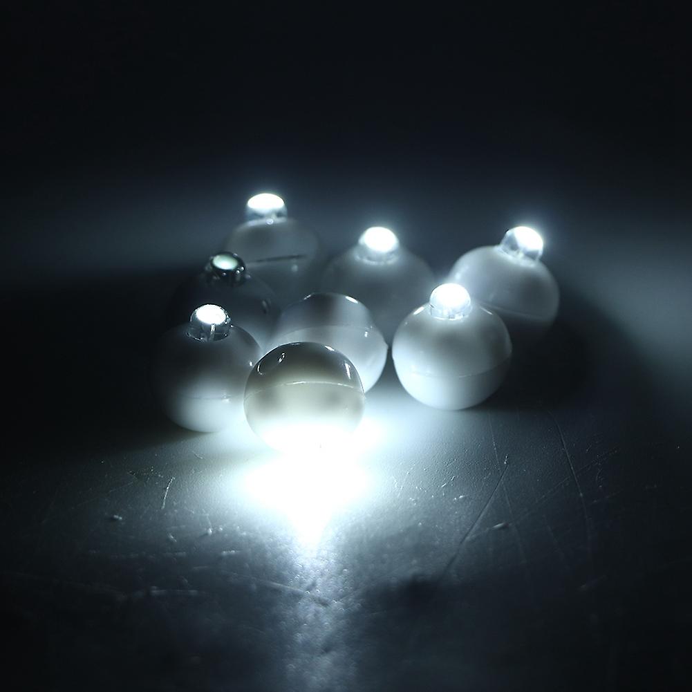 100pcs Mini Round Led Balloon Lights Ball Lamps Christmas Wedding Party Home Decorationwhite Light