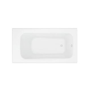 American Standard Cambridge 60 in. x 32 in. Rectangular Alcove Soaking Bathtub with Left Drain in Arctic White 2460002.011