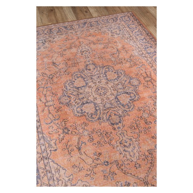 2 x27 x3 x27 Medallion Loomed Accent Rug Copper Momeni