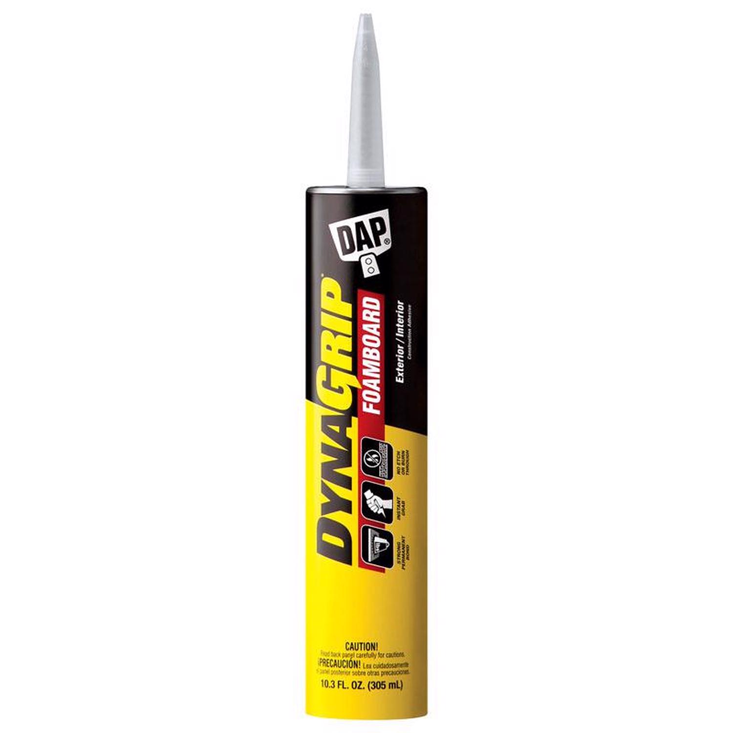 DAP DynaGrip Foamboard Construction Adhesive 10.3 oz