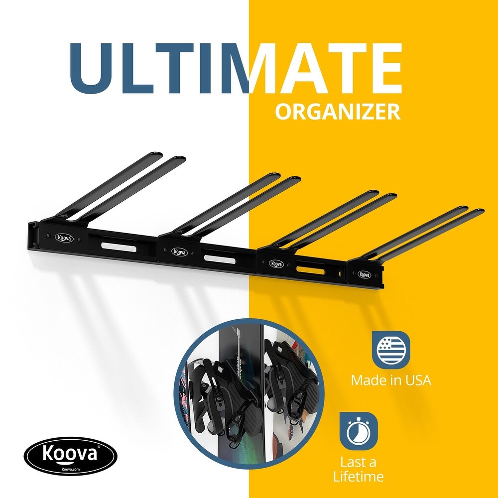 Koova Snowboard Wall Mount Rack Holder