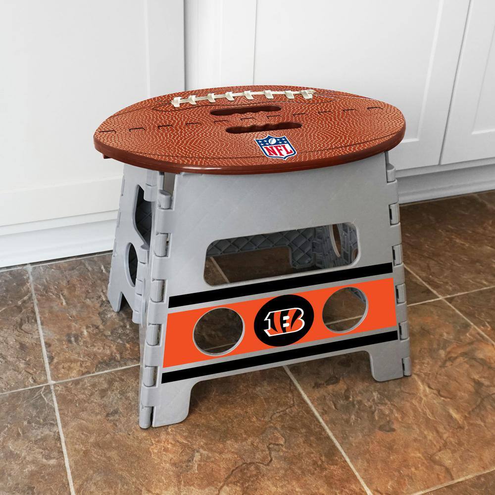 FANMATS Cincinnati Bengals Plastic Folding Step Stool 24430