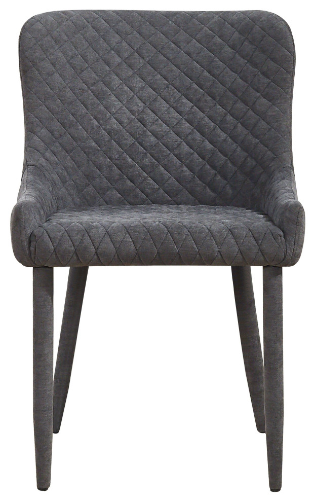 Draco Grey Chair   Grey   Midcentury   Dining Chairs   by First of a Kind USA Inc  Houzz