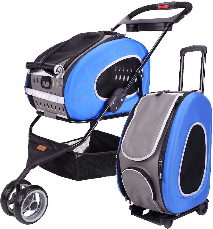 Ibiyaya 5-in-1 Combo EVA Airline-Approved Dog and Cat Carrier and Stroller