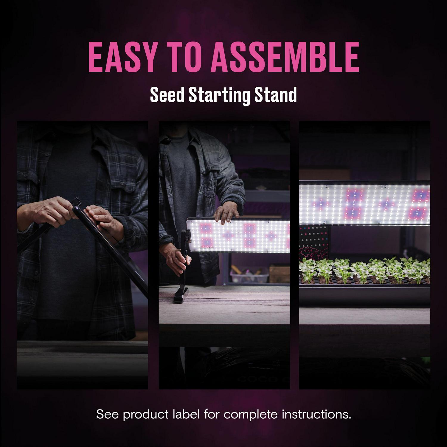 Black Magic 45W LED Grow Light  3 Band-Light Spectrum