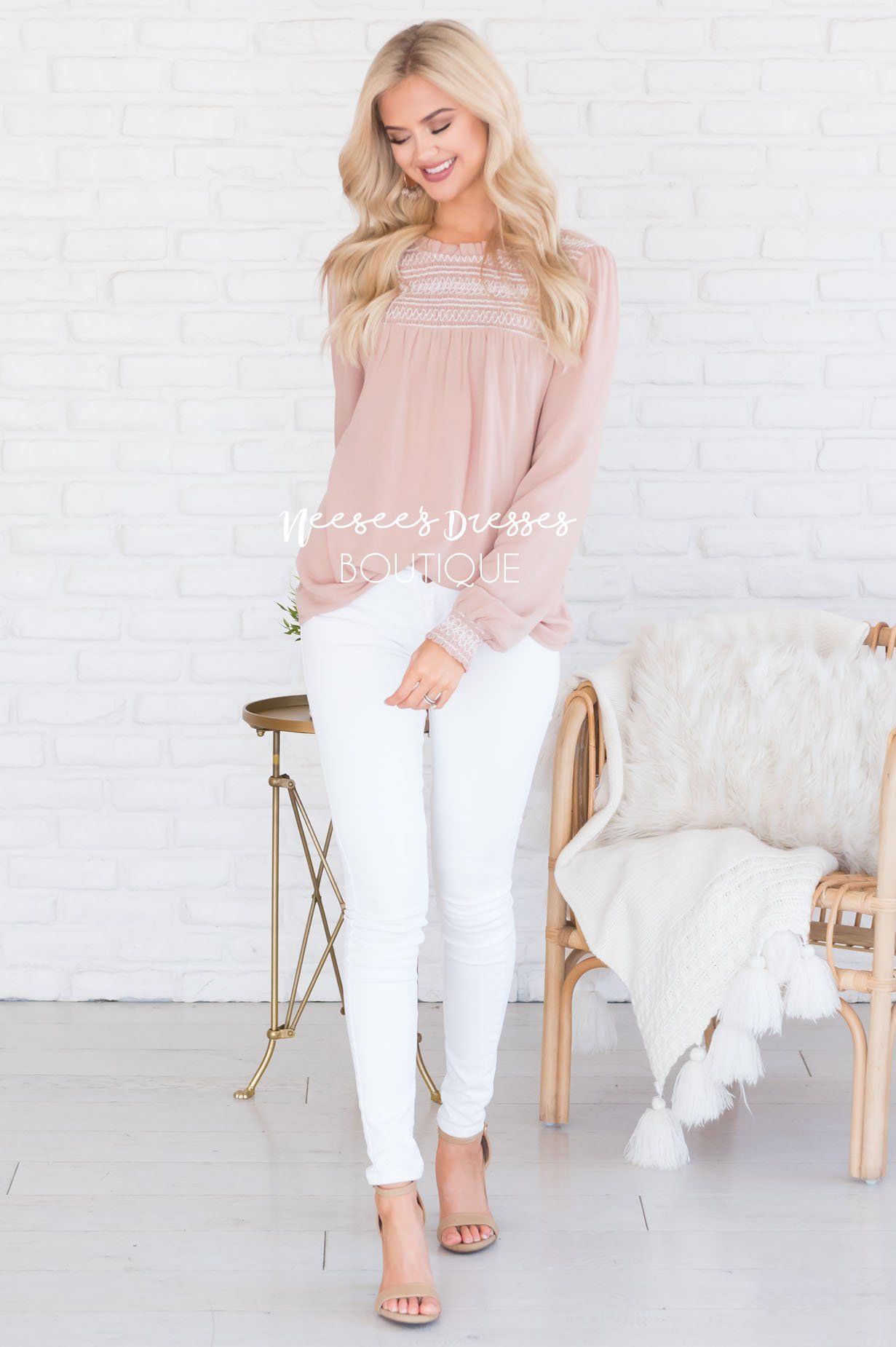 Anything is Possible Modest Blouse