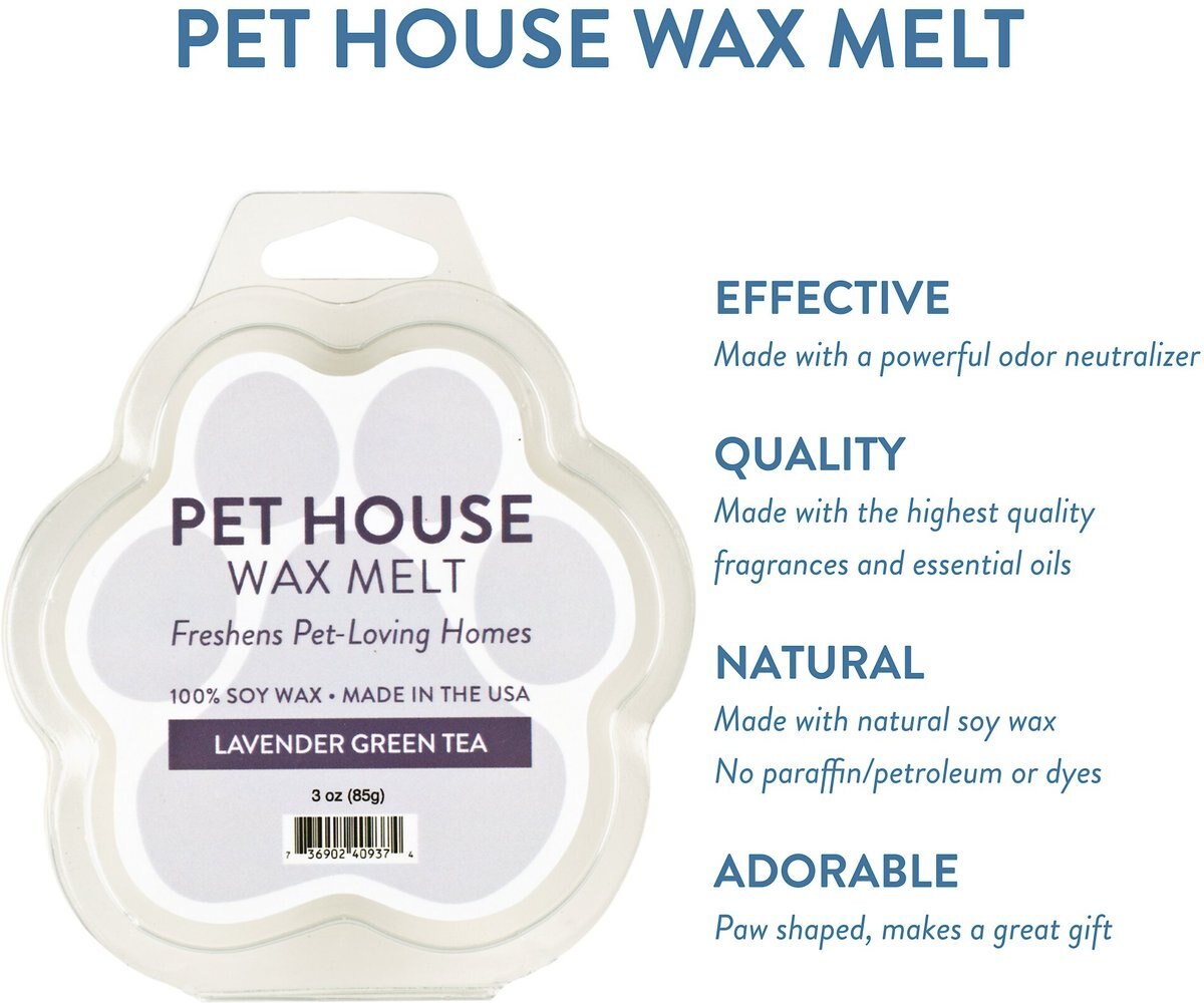 Pet House Lavender Green Tea Natural Soy Wax Melt