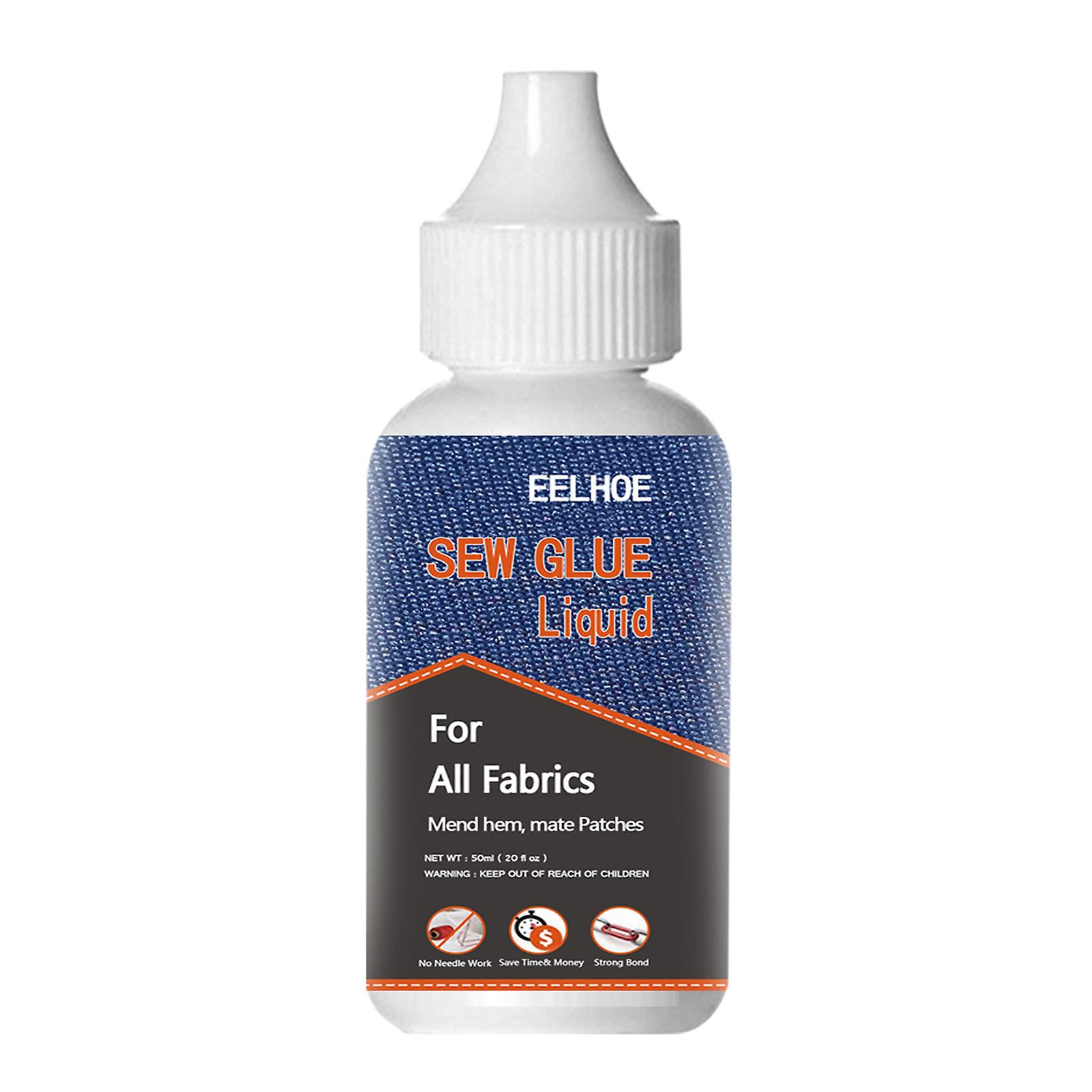 30ml 30ml Sew Glue Liquid Quick-drying Non-toxic Sewing Solution For Torn Fabric Sewing Supplies