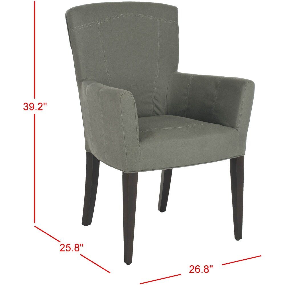 SAFAVIEH Dining Dale Grey Arm Chair   26.8\