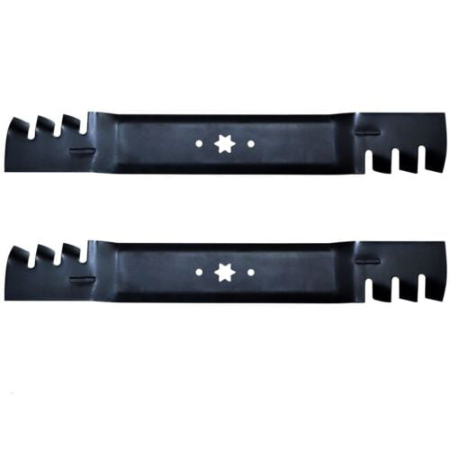 2PK Mulching Lawn Mower Blades Replacement for Cub Cadet MTD Troy Bilt 742-04126