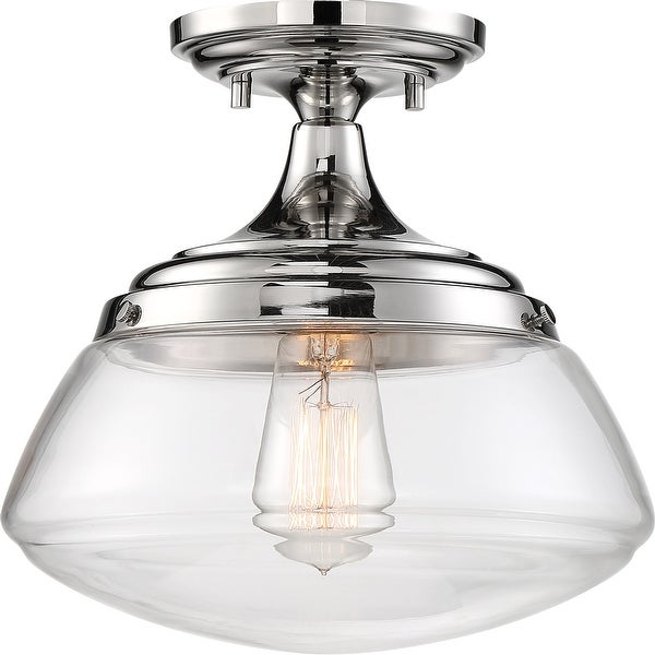 Nuvo Lighting 60/6797 Kew 10 Wide Semi-Flush Bowl Ceiling Fixture