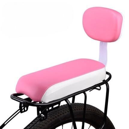 Bike Saddle Shockproof Cycling Seat MTB Road Bicycle Cushion Color Logo Pu Leather Bicycle Rear Seat for Kid