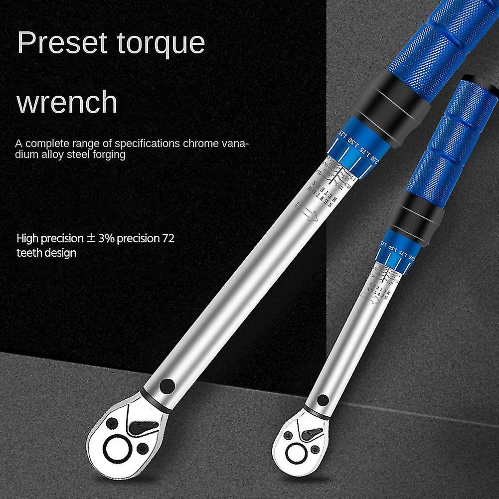 Torque Wrench 2-14 Nm Two-way Ratchet Socket Spanner Adjustable Preset Torque Hand Tool For Car And