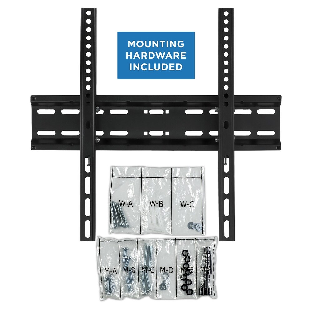 Mount It! Low Profile TV Wall Mount Tilt Bracket for Flat Screens  Fits 32' 80\