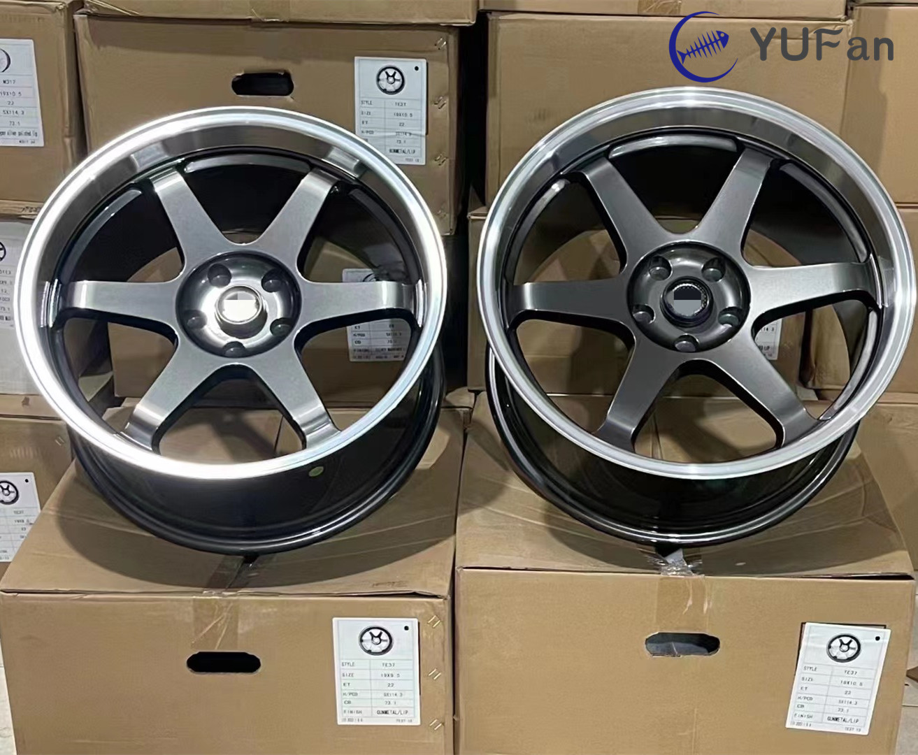 19  inch TE37 Car refitting Casting wheel rims Passenger Car Wheels tires other wheels.