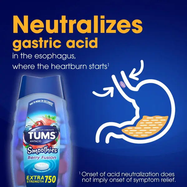 Tums Extra Strength Berry Fusion Antacids