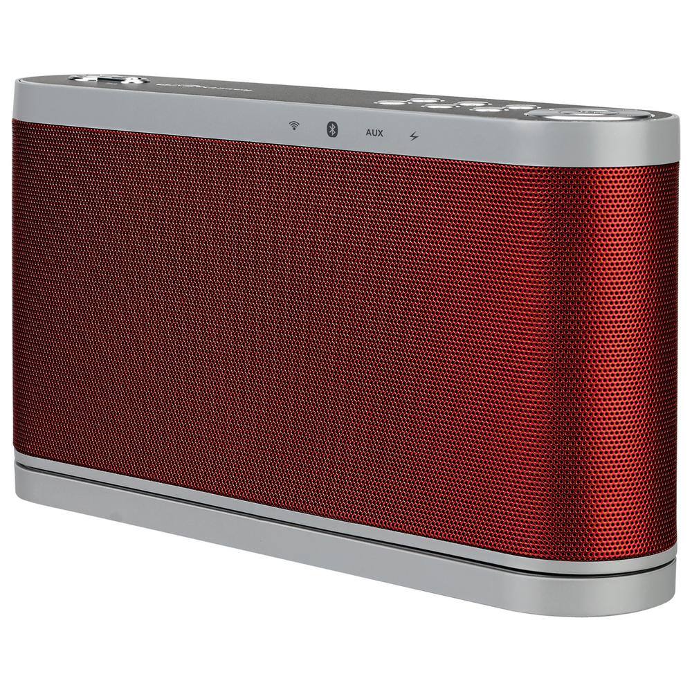 iLive Wi-Fi Speaker with Rechargeable Battery Red ISWF576R