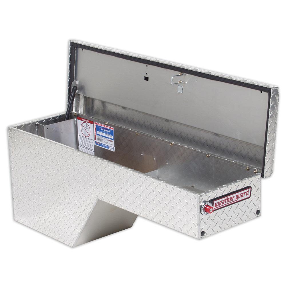 Pork Chop Box， Aluminum， Passenger Side， 3.4 Cu. Ft. ;