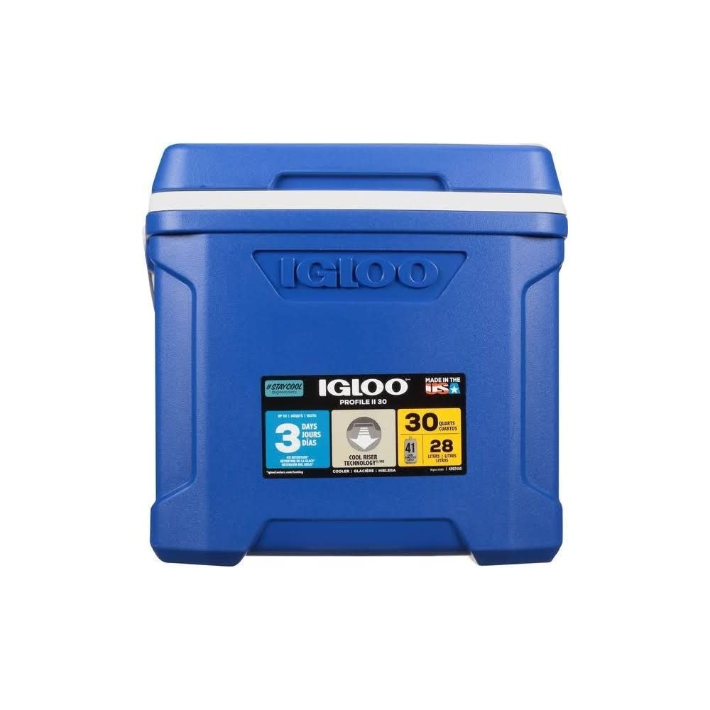 Igloo Profile II 30 Hard Cooler Majestic Blue 30qt ;