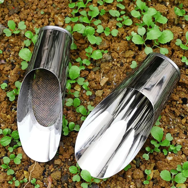 Wholesale High Quality Stainless Steel  Succulent Garden  Bucket Shovel  Bonsai Soil Scoop